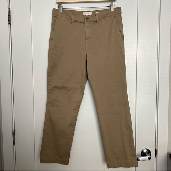 Lucky Brand Other - Lucky Brand Pants Mens Size 33x30? Beige Chino Straight Leg Stretch Slash Pocket